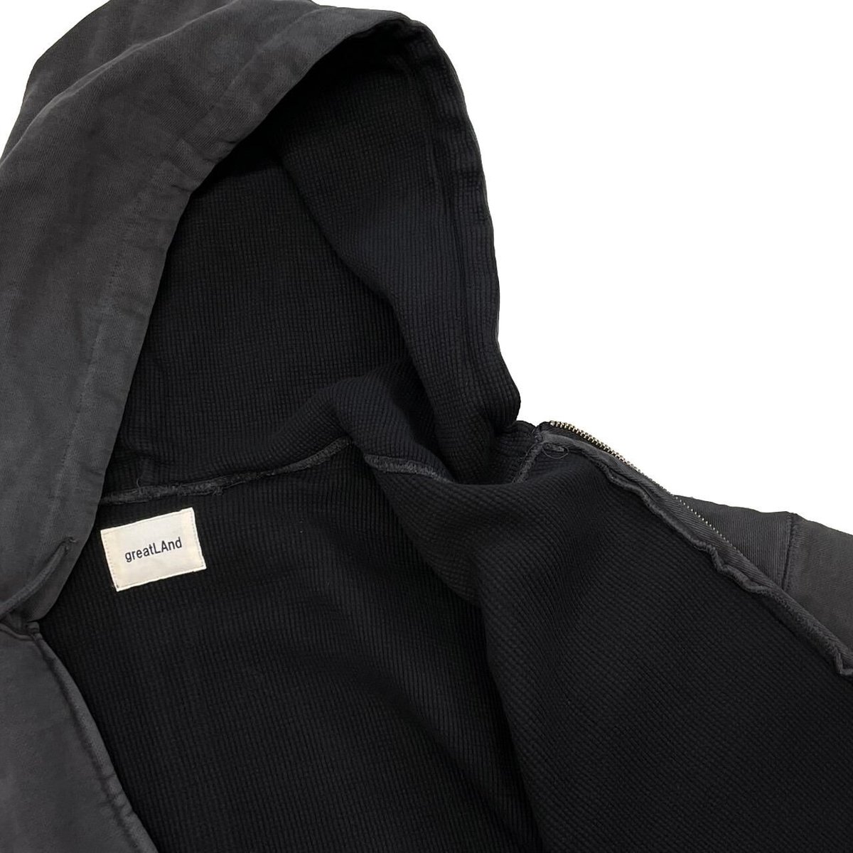 グレートランド greatLAnd clunkers zip hoodie 新品 greatLAnd ORIGINAL CLUNKERS ZIP HOODIE / DOUBLE