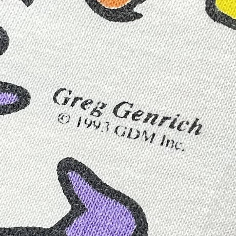LIQUID BLUE GRATEFUL DEAD  1991 RUNNING MULTI COLOR BEAR XL 9615
