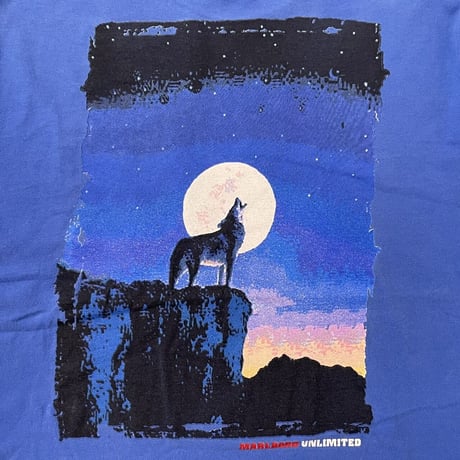 Marlboro UNLIMITED COYOTE POCKET TEE BLUE FITS XL 10