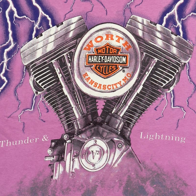 【悶絶】 HARLEY DAVIDSON  THUNDER LIGHTNINGメンズ