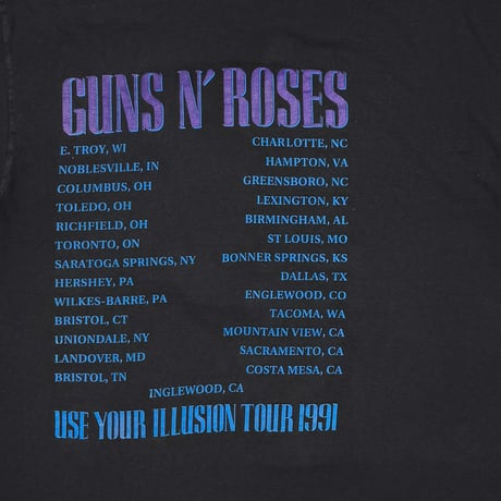 GUNS N' ROSES USE YOUR ILLUSION 2 BLUE BROCKUM XL 4691