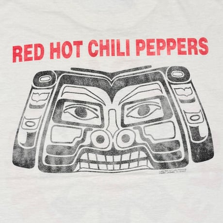 RED HOT CHILI PEPPERS 1991 DOUBLE SIDE Aztec WHITE GIANT XL 1834