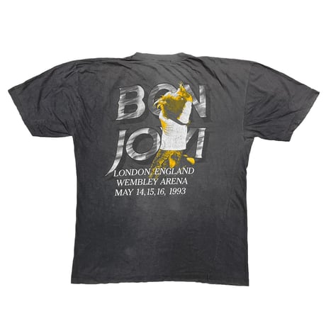 BON JOVI 1993 LONDON ENGLAND TOUR FITS XL 3677