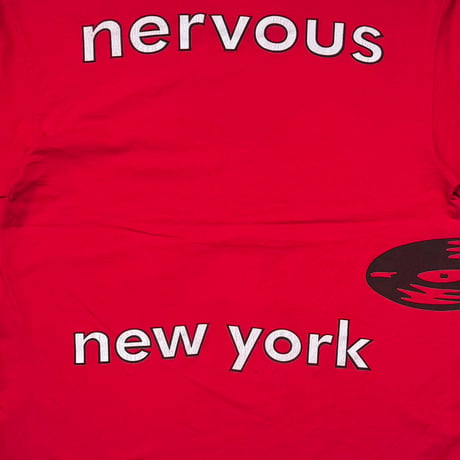 OLD&VINTAGE nervous 1994 NEW YORK LS RED ANVIL XXL 7700