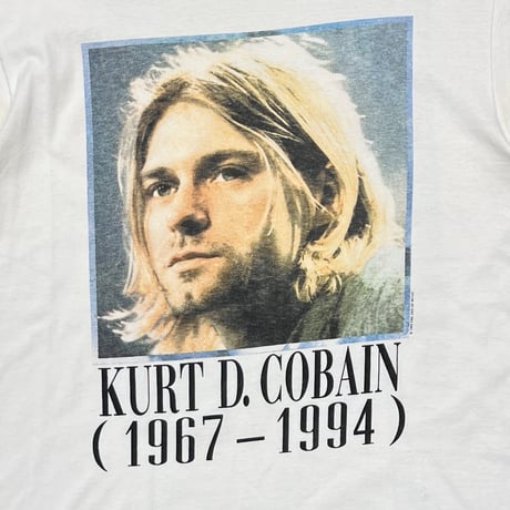 NIRVANA KURT COBAIN MEMORIAL ADULT GIANT BY TULTEX LARGE 7671