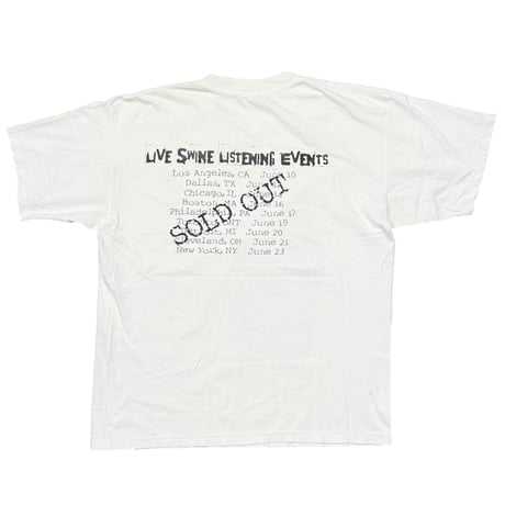 MOTLEY CRUE GENERATION SWINE LIVE TOUR WHITE MURINA XL 8880