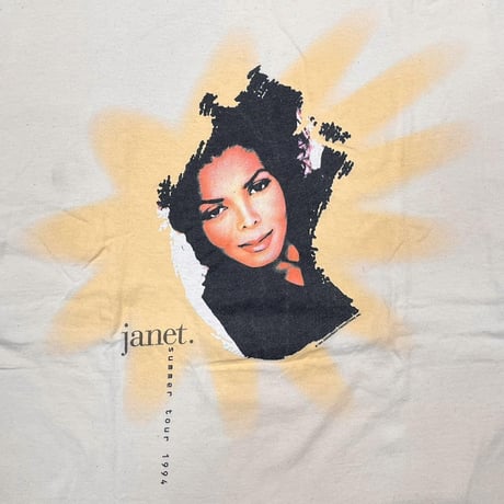 JANET JACKSON 1994 NATURAL HANES LARGE 1245