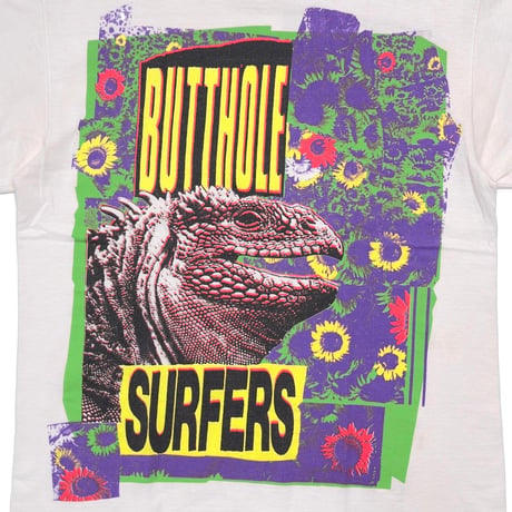 BUTTHOLE SURFERS NORTH AMERICAN TOUR 1991 WHITE SOFTEE XL 5337