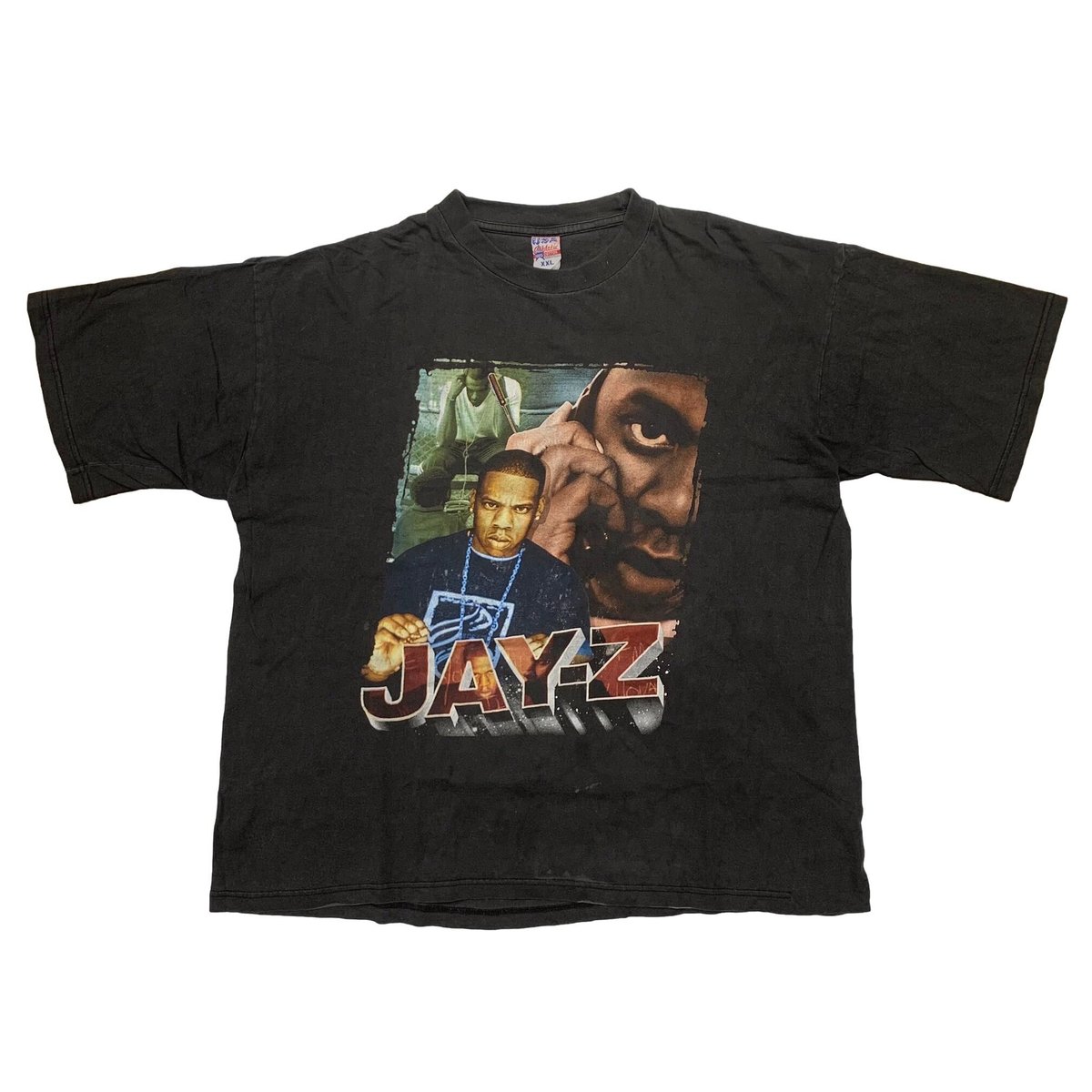 JAY-Z RAP TEE DOUBLE SIDE USA ATHLETIC XXL 4641 JAY-Z RAP TEE DOUBLE SIDE USA ATHLETIC XXL 4641