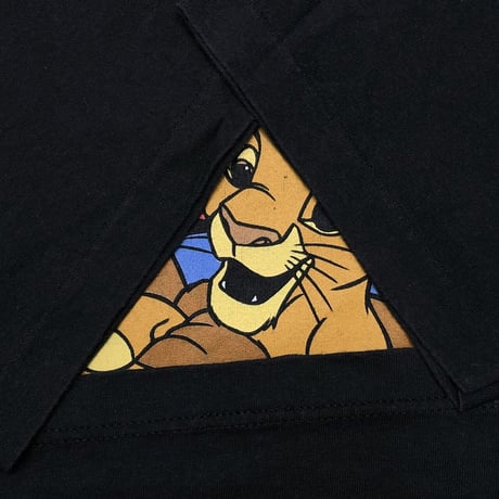 DISNEY VINTAGE LION KING BLACK FITS LARGE 6982