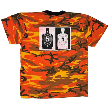 SEPULTURA 1997 ORANGE CAMOUFLAGE BACK SHOOTING TARGET LARGE 5175
