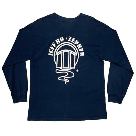 ZEPHYR  LOGO LS TEE NAVY LARGE 2974
