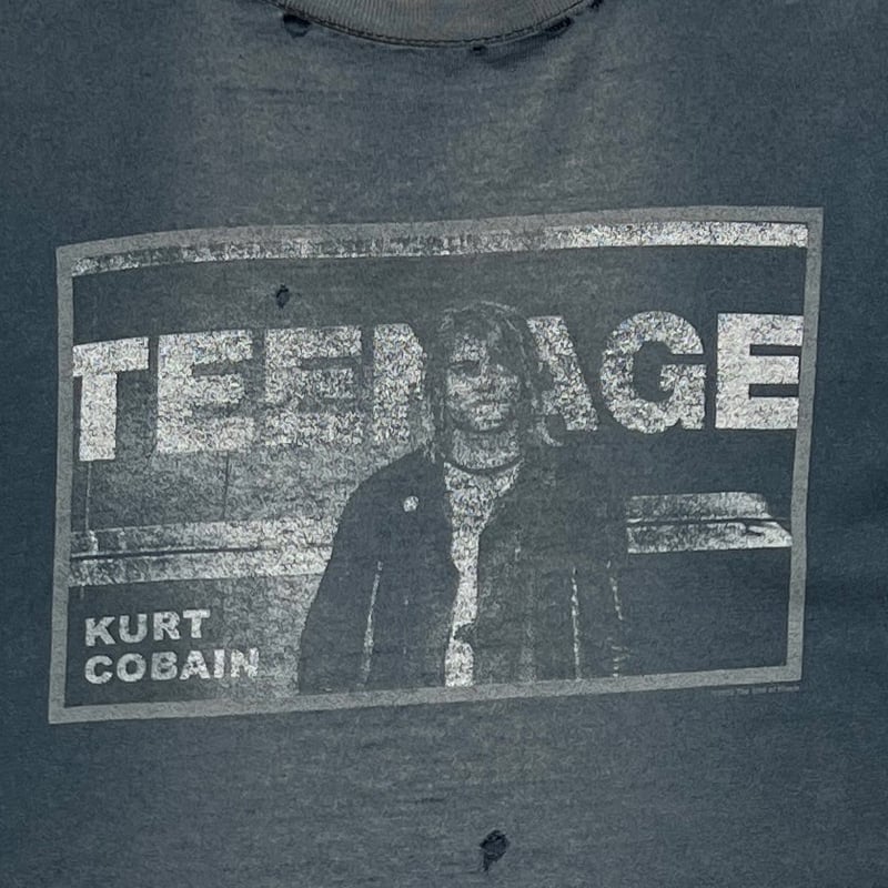 NIRVANA KURT COBAIN TEENAGE FITS LARGE 6343 | g