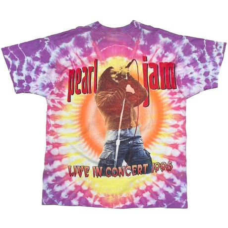 PEARL JAM LIVE IN CONCERT WORLD TOUR 1995 TIE DYE XL 8775