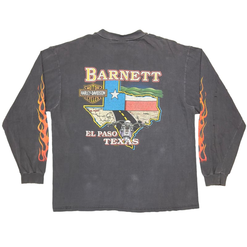 HARLEY DAVIDSON EAGLE FLAME BARNETT EL PASO TEX