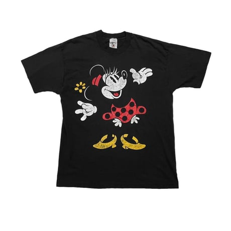 DISNEY VINTAGE MINNIE MOUSE TEE BLACK FITS XXL 7467