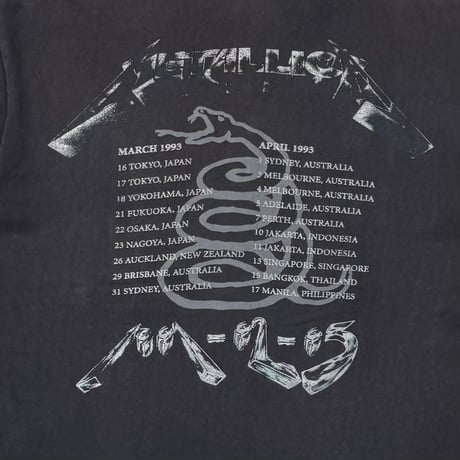 METALLICA 4 FACE 1991-92-93 BROCKUM LARGE 0448