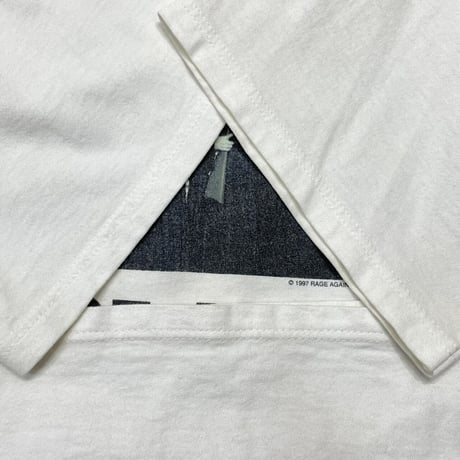 RAGE AGAINST THE MACHINE NUNS & GUNS WHITE GIANT LARGE 8295
