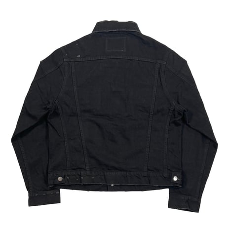 greatLAnd ORIGINAL LOGAN BLACK DENIM JACKET DESTROY