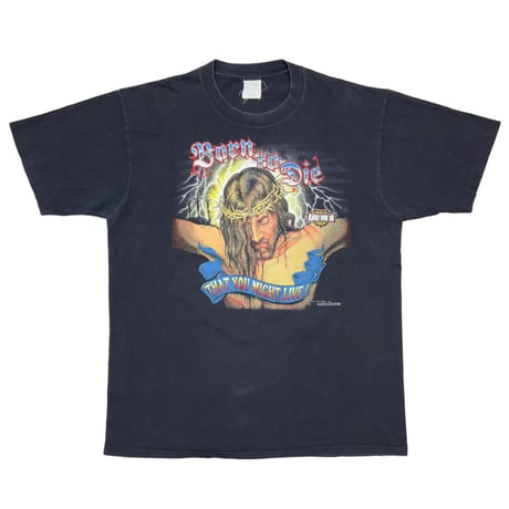 OLD&VINTAGE JESUS BORN TO DIE THAT YOU MIGHT LIVE! 1991 XXL 3209