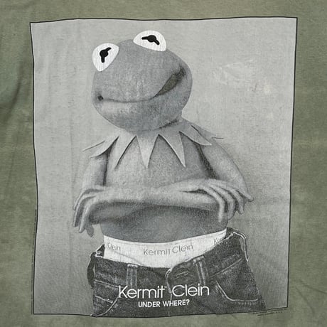 KERMIT CALVIN KLEIN PARODY KERMIT CLEIN GREEN CHANGES XL 1845