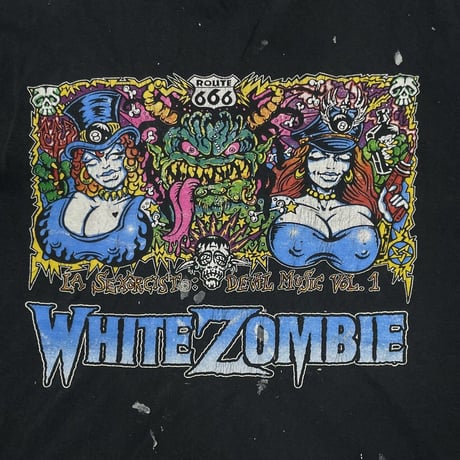 WHITE ZOMBIE LA SEXORCISTO DEVIL MUSIC VOL.1 HOODED LS TEE OSFA FITS XXL 3665
