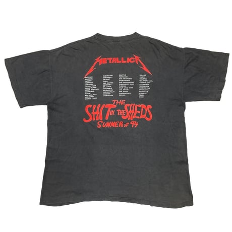 METALLICA THE SHIT ON THE SHEDS SUMMER OF 1994 FITS XL 5863