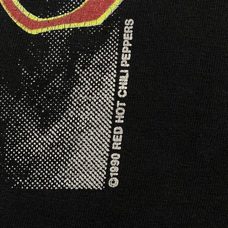 RED HOT CHILI PEPPERS 1990 CURVING LOGO MEMBER TEE FITS XL 6207