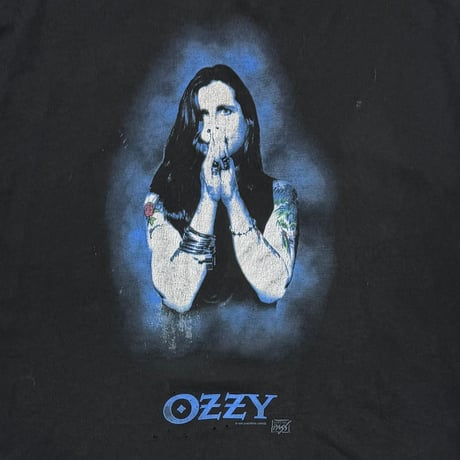 OZZY OSBOURNE BLUE PORTRAIT BACKSTAGE PASS FITS XL 0082