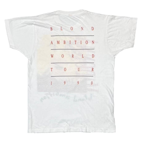 MADONNA BLOND AMBITION WORLD TOUR 1990 WHITE FITS LARGE 3788
