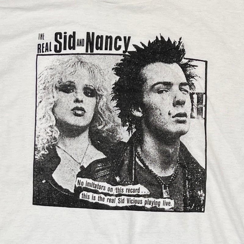 Sid Vicious THE REAL Sid AND Nancy WHITE JERZEE Sid Vicious THE REAL Sid AND Nancy WHITE JERZEE
