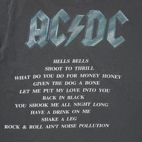 AC/DC BACK IN BLACK EURO LARGE 3251