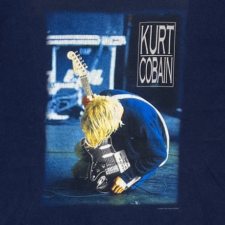 NIRVANA KURT COBAIN THE END OF MUSIC NAVY ALL SPORT MEDIUM 9686