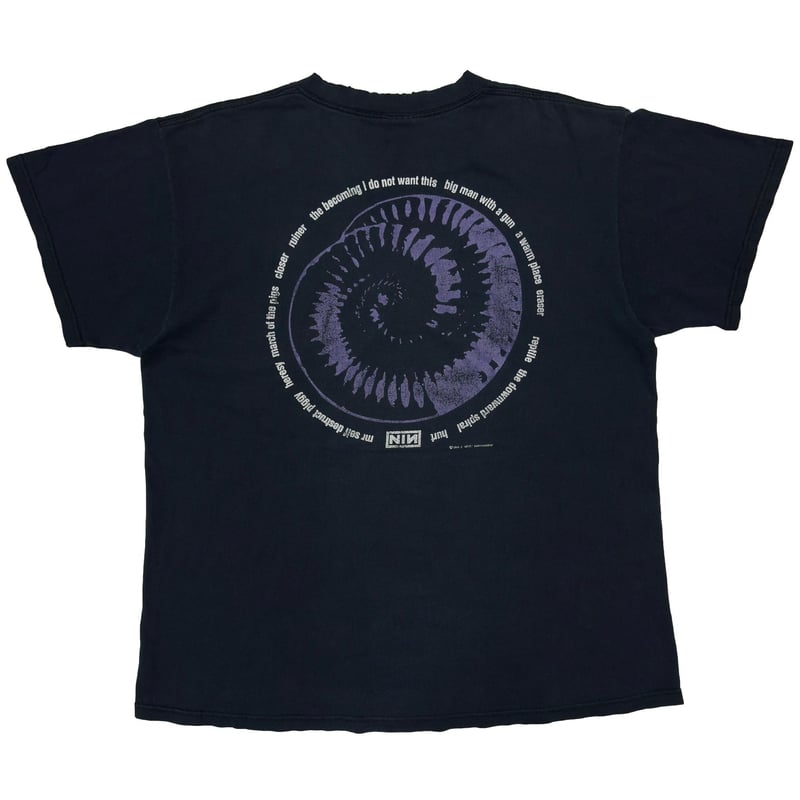 NINE INCH NAILS EMBROIDERY BOX LOGO FRUIT OF TH