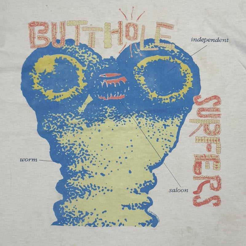 BUTTHOLE SURFERS Independent Worm Saloon TOUR W