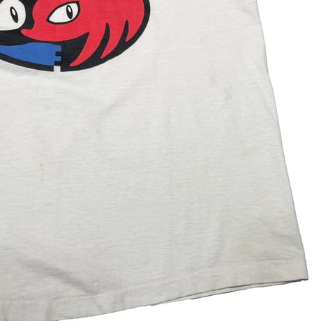 SEGA SONIC THE HEDGEHOG & KNUCKLES WHITE SCREEN STARS XL 0957