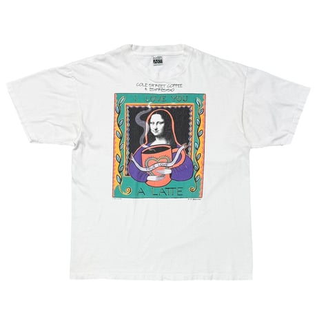 OLD&VINTAGE S. BRONZAN MONA LISA I LOVE YOU A LATTE WHITE XL 1159