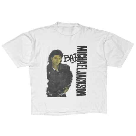 MICHAEL JACKSON BAD PORTRAIT WHITE FITS XL 8528