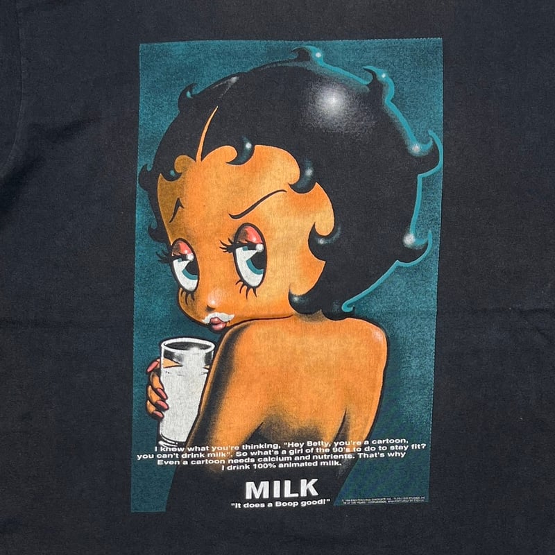 BETTY BOOP got milk ? PARODY FRUIT OF THE LOOM