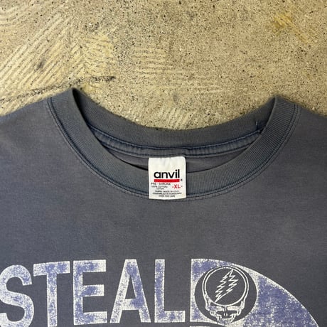 GRATEFUL DEAD STEAL YOUR FACE north face parody CHACOAL ANVIL XL 2465