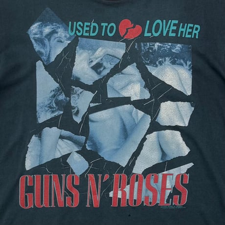 GUNS N' ROSES USE TO LOVE HER 1989 FITS LARGE 0691