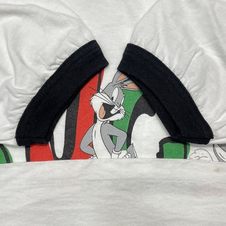 LOONEY TUNES 1996 BUGS BUNNEY RINGER TEE LARGE 9875