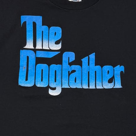 OLD&VINTAGE THE DOGFATHER BLUE TEXT DELTA LARGE 9349