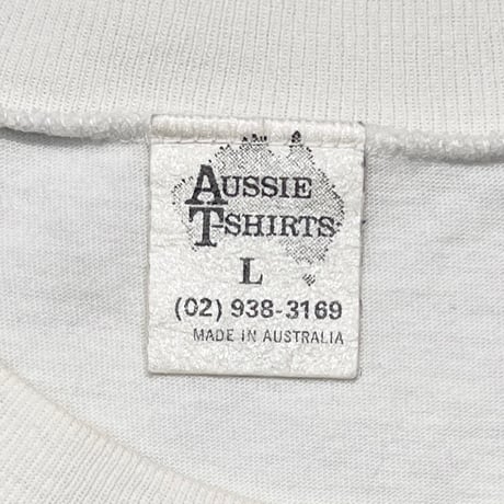 RED HOT CHILI PEPPERS 1991 DOUBLE SIDE Aztec WHITE AUSTRALIA LARGE 6451