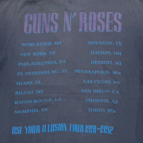 GUNS N' ROSES USE YOUR ILLUSION TOUR BROCKUM LARGE 8454