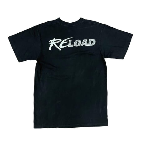 METALLICA RELOAD 1997 GIANT LARGE BLACK TEE 4369