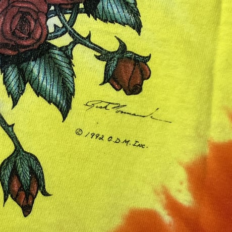 GRATEFUL DEAD 1992 TIE DYE LIQUID BLUE XL 0935