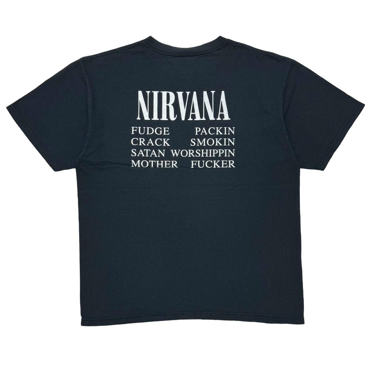 2003 NIRVANA VESTIBULE T anvil 希少グレー NIRVANA VESTIBULE 2003 ANVIL LARGE 7284 | great