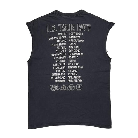 LED ZEPPELIN Y2K US TOUR 1977 HANES MEDIUM SLEEVELESS 1009