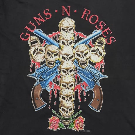 GUNS N' ROSES USE YOUR ILLUSION TOUR 1991-1992 CROSS SKULL FITS XL 5947